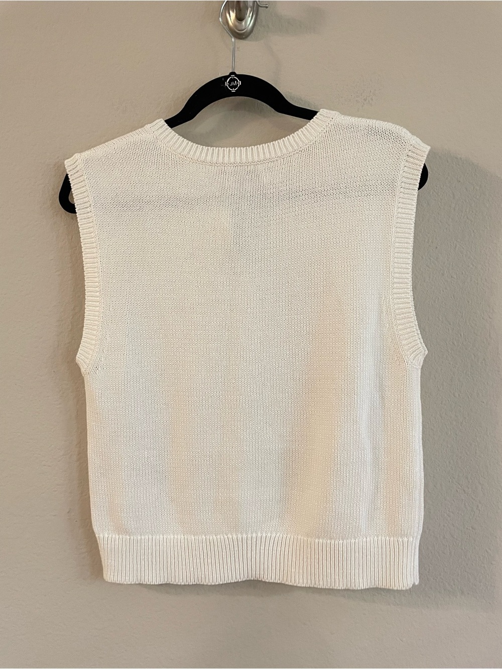 NUDE LUCY Marie Sleeveless Henley Knit Top Size Small - Picture 5 of 7